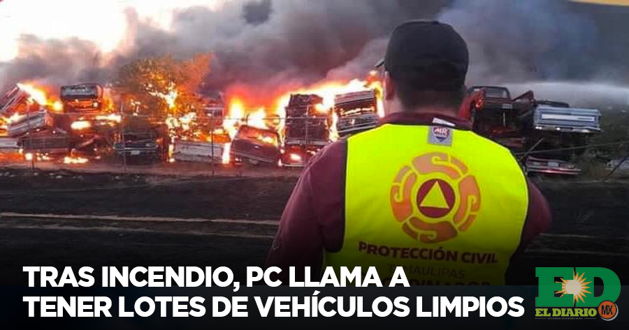 Tras incendio, PC pide lotes de vehículos limpios – El Diario MX