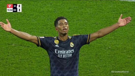 Real Madrid golea al Girona y es líder en España