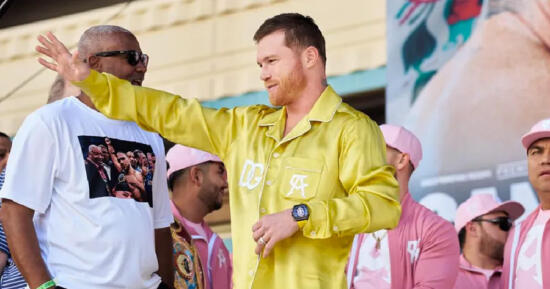 Canelo invitó los tragos a sus seguidores tras el pesaje en Las Vegas