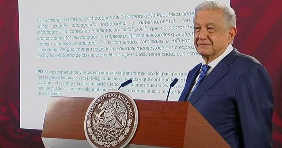 Amlo Arremete Contra El Ine Por Advertencia Legal En Conferencias