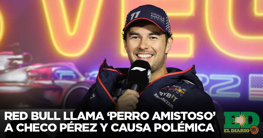 Red Bull Llama perro Amistoso A Checo Pérez Y Causa Polémica El Diario MX