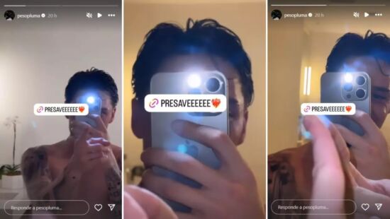 Peso Pluma , Nuevo Look, Mullet, Selfie, Foto 2