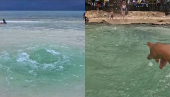 Ojo Agua Playa Del Carmen Video