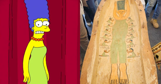 Sarcófago Marge Simpson Egipto