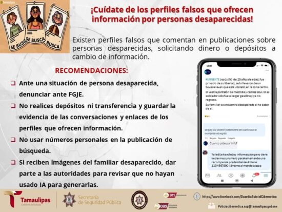 Lo que faltaba; roban en redes a familiares de desaparecidos 2