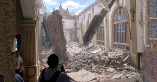 Techo Parroquia Colapsa Nuevo León