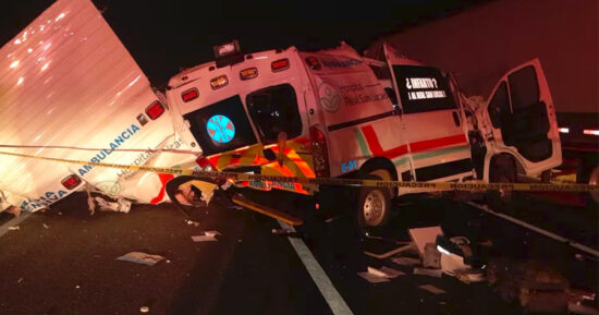 Accidente Ambulancia Nuevo León Fallecen