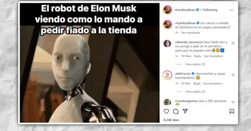 Ricardo Salinas Robots Elon Musk
