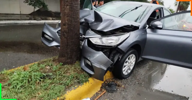 Dejó su auto inservible