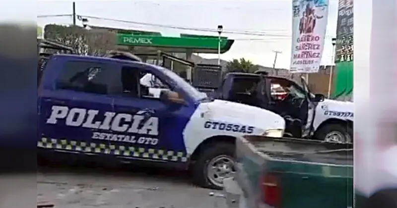 Enfrentamiento Guanajuato Policías Muertos