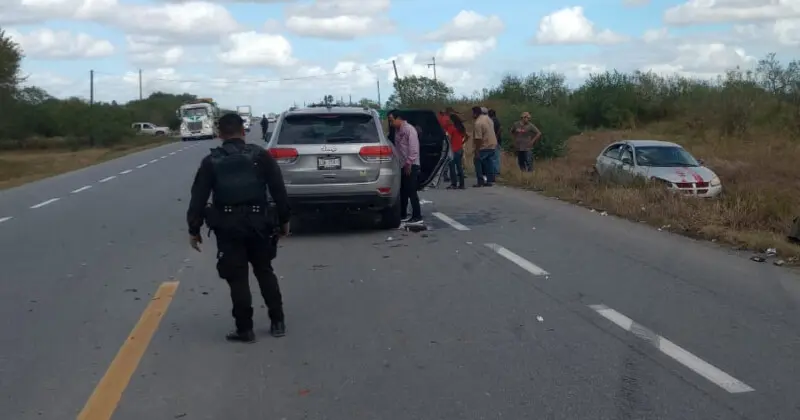 Accidente en carretera San Fernando – Matamoros deja varios heridos