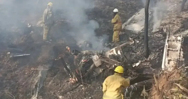 Avioneta se desploma en Jalisco
