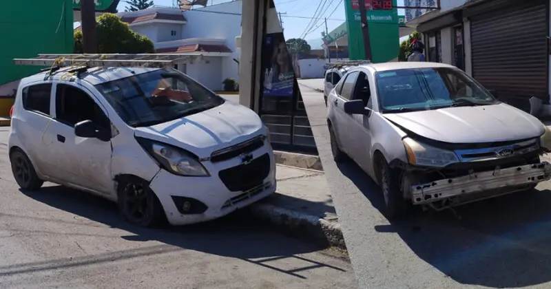 Chocan en el 21 Bravo
