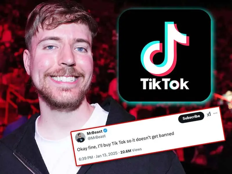 Piden a Mr Beast que compre TikTok