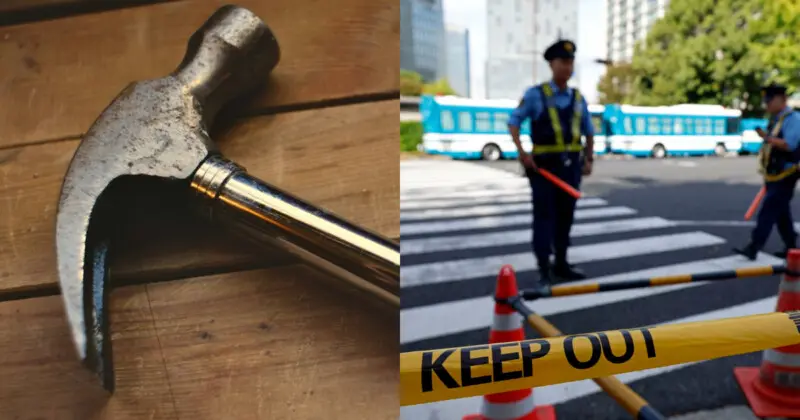 Estudiante Ataca Martillo Tokio