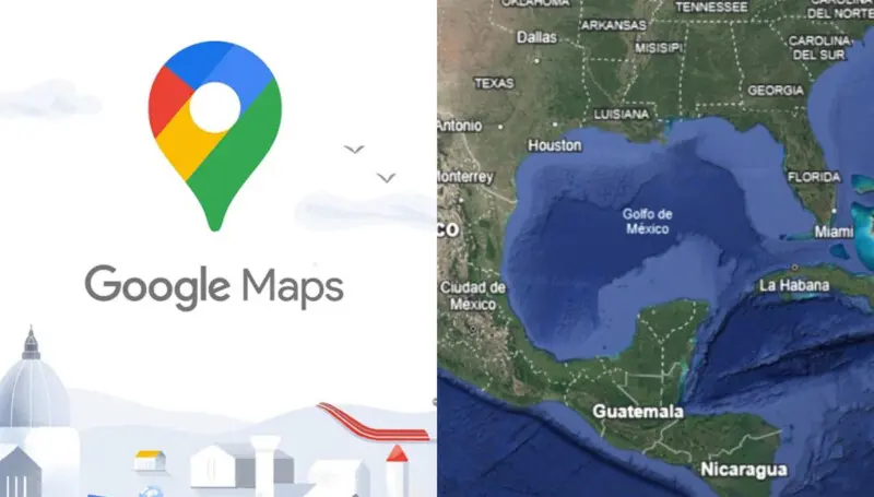 Google Maps Golfo México América