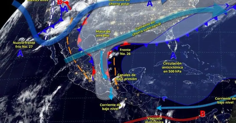 Así el clima para este viernes