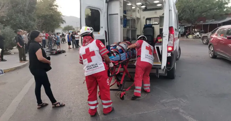 Sufre fractura expuesta
