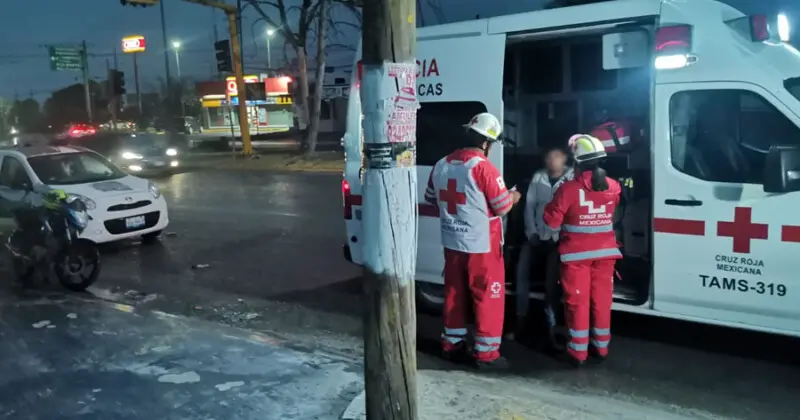 Lesionan a motociclista