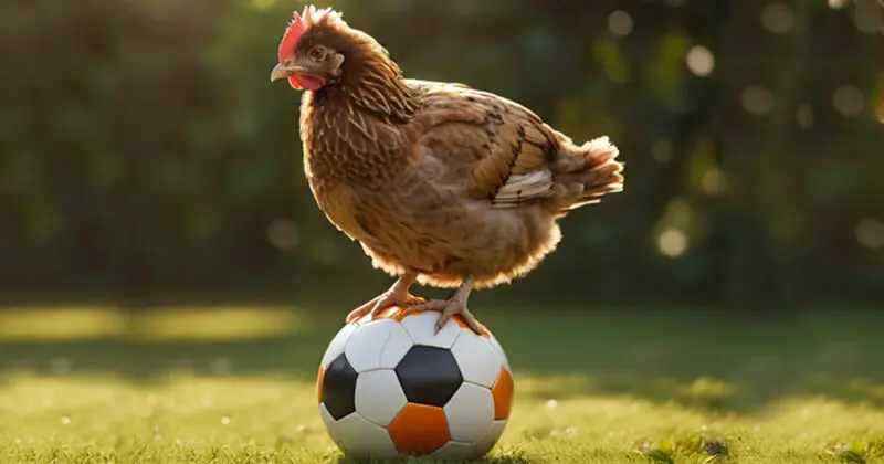 Jóvenes Gallina Balón Futbol España