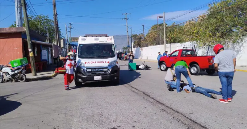 Lesionan a repartidor de una refaccionara