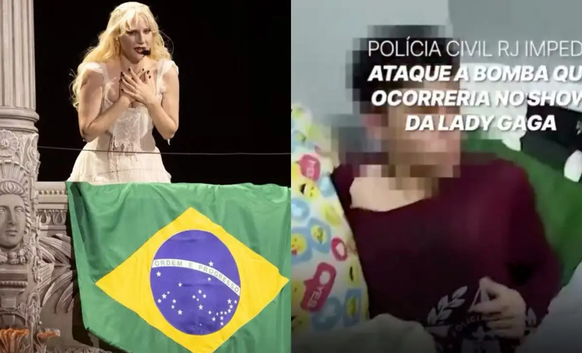 Atentado Explosivos Lady Gaga Brasil