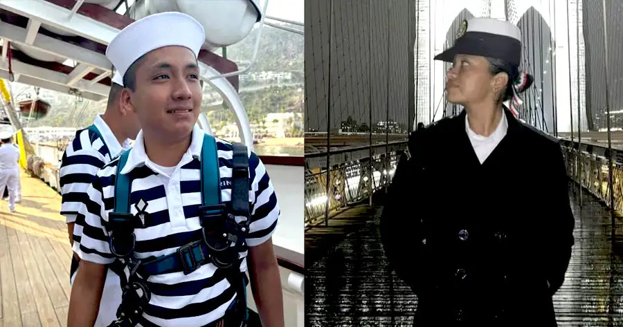 Homenaje Cadete Marinero Buque Cuauhtémoc