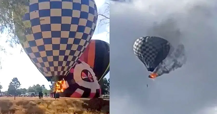 Incendio Globo Aerostático Zacatecas