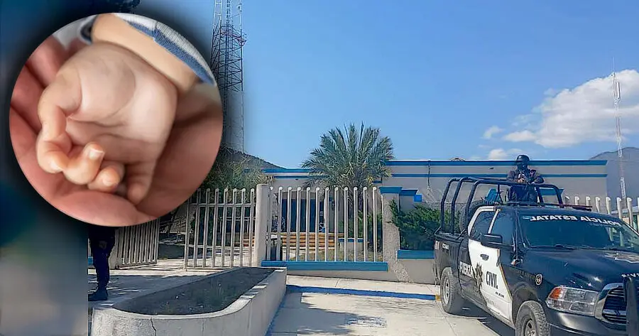 Policía Bebé Cubeta Nuevo León