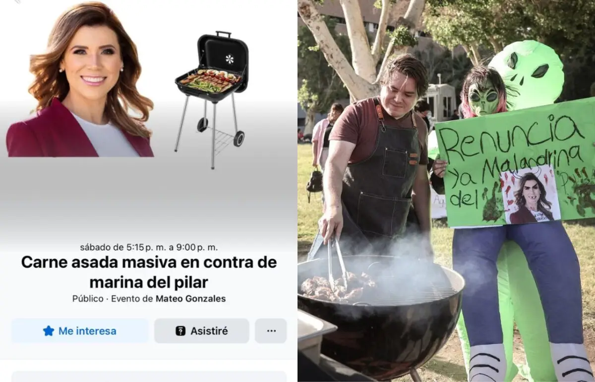 Protesta Carnita Asada Mexicali Gobernadora