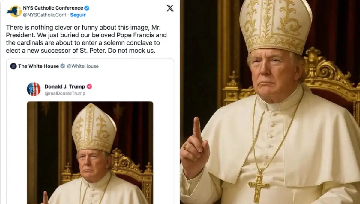 Trump Burlarse Imagen Papa Trump