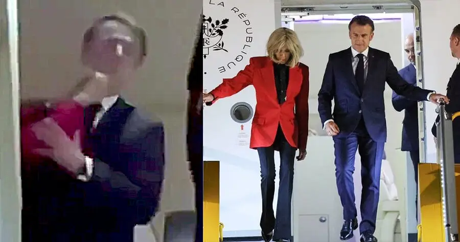 Video Esposa Presidente Macron Cachetea
